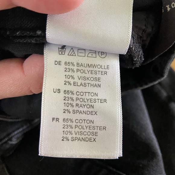 Articles of Society Black Mid-Rise Stretchy Ankle Skinny Jeans Womens Size 24 - Picture 7 of 7